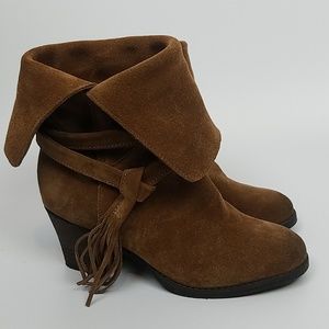 SBICCA | SUEDE LEATHER ANKLE BOOTS